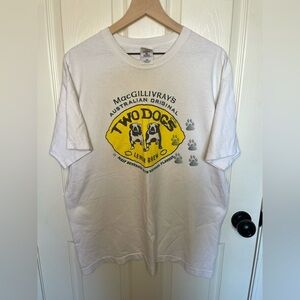 Vintage 1990’s MacGillivray’s Australian Original Two Dogs Lemon Tee Size XL